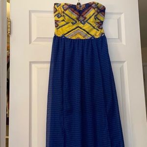 Xhilaration strapless maxi dress